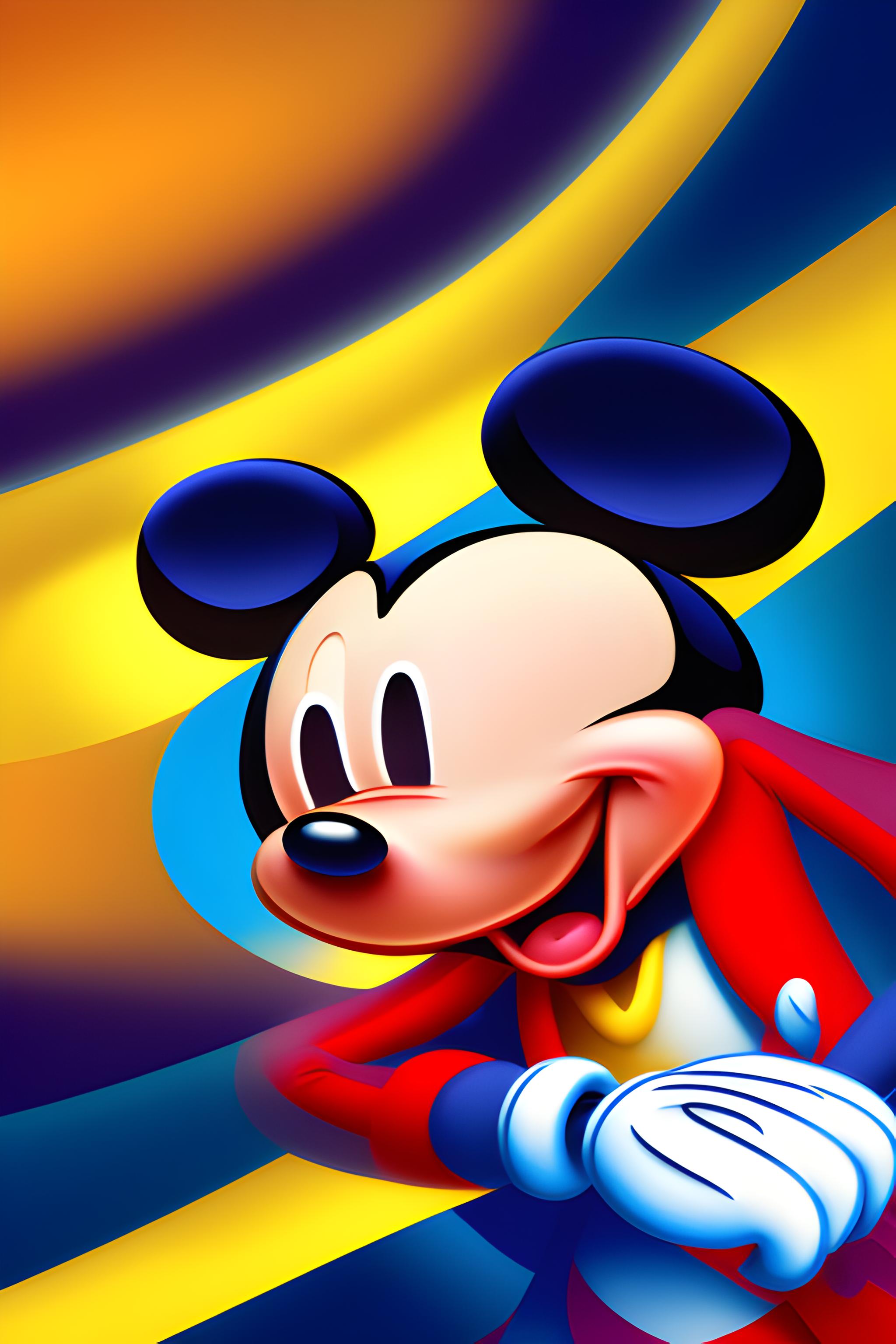 Fondo amoled con la silueta de mickey mouse en color plateado